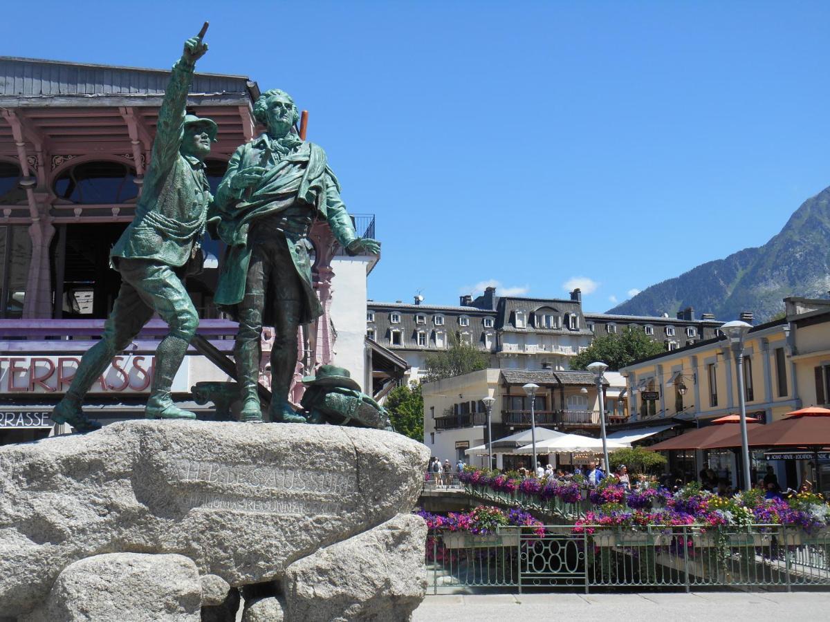 Vue Magique En Hypercentre Avec Parking Privatif Chamonix Mont Blanc Exterior foto