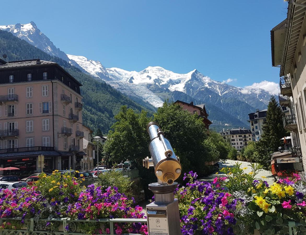 Vue Magique En Hypercentre Avec Parking Privatif Chamonix Mont Blanc Exterior foto